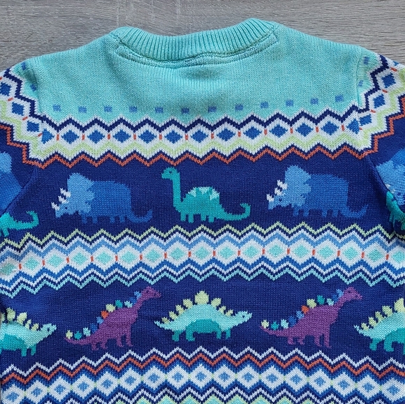 NWT Gymboree dinosaur sweater size 7 - Picture 7 of 16